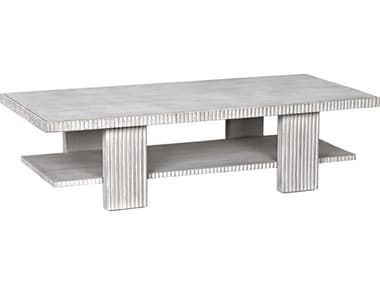 Noir 68" Rectangular Wood White Wash Coffee Table NOIGTAB1125WH