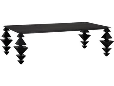 Noir Sagrada Rectangular Metal Coffee Table NOIGTAB1147MTB