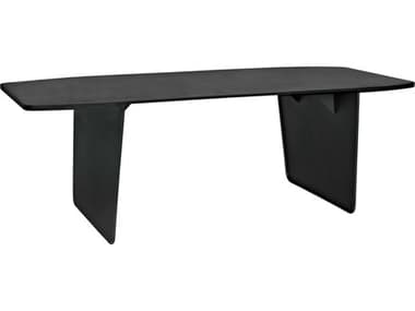 Noir 90" Rectangular Steel Dining Table NOIGTAB567MTB