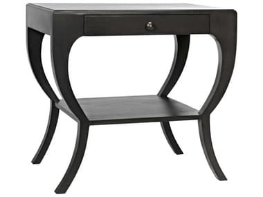 Noir 30" Rectangular Wood Pale End Table NOIGTAB711P