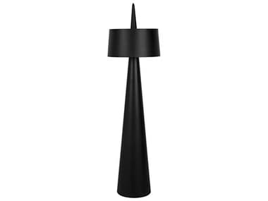 Noir Moray 72" Tall Matte Black Floor Lamp NOILAMP773MTB