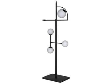 Noir Dasha Matte Black Floor Lamp NOILAMP796MTB