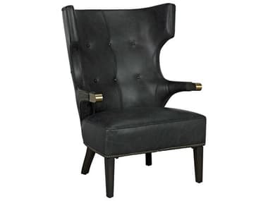 Noir Leather Accent Chair NOILEAC03871D