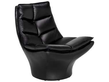 Noir Ian Black Leather Club Chair NOILEAC0543A1D