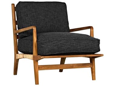 Noir Furniture Cement / Clear Coat Flat Accent Chair NOISOF325TGRAY