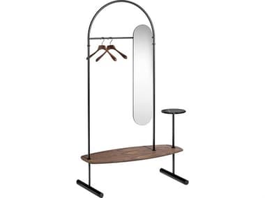 Nomon Arco Black Oval Floor Mirror NOMARCNBSA