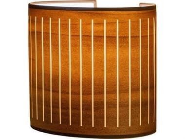 Nomon Autumn 1-Light Natural Walnut Brown Wall Sconce NOMAUTWNG