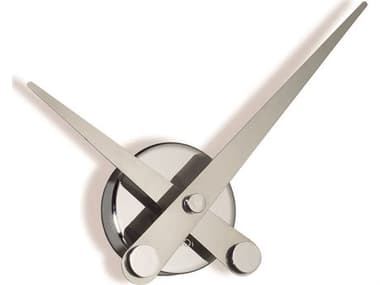 Nomon Axioma Mini Chrome Steel Wall Clock NOMAXMI