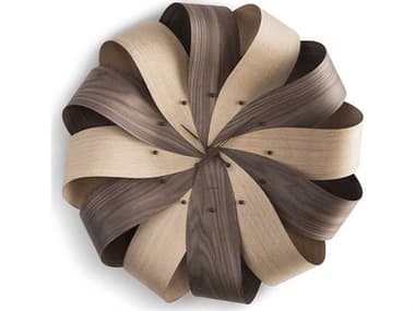 Nomon Brisa XL Mixto Walnut Oak Wall Clock NOMBRIXLMN