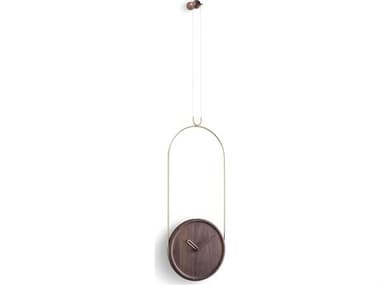 Nomon Colgante Brass Walnut Wall Clock NOMCOLGG00N