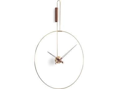 Nomon Daro Polished Brass Wall Clock NOMDADN