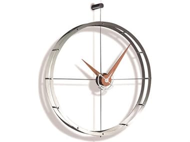 Nomon Doble Stainless Steel Walnut Wall Clock NOMDON