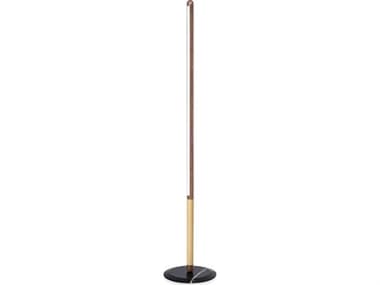 Nomon Linea Walnut Brass Floor Lamp NOMLIUNGSAD