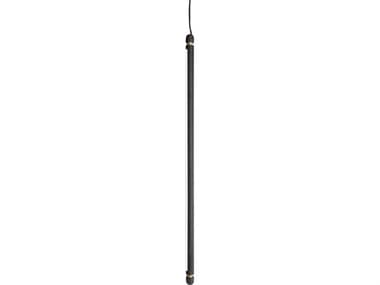 Nomon Linea 1-Light Black Wood Brass Linear Mini Pendant NOMLIVBGD