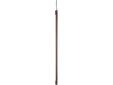 Nomon Linea 1-Light Walnut Graphite Brown Linear Mini Pendant NOMLIVNBD