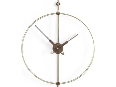 Nomon Mini Barcelona Brass Wall Clock NOMMBARGPREM