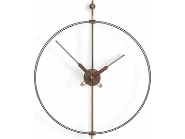 Nomon Mini Barcelona Black Walnut Wall Clock NOMMBARPREMN