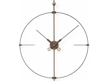Nomon Mini Bilbao Black Walnut Wall Clock NOMMBINPREMN