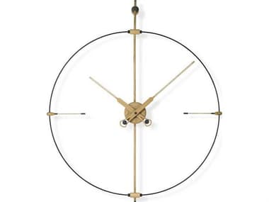 Nomon Mini Bilbao Black Oak Wall Clock NOMMBIRPREMN