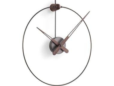 Nomon Micro Anda Graphite Walnut Wall Clock NOMMCANT