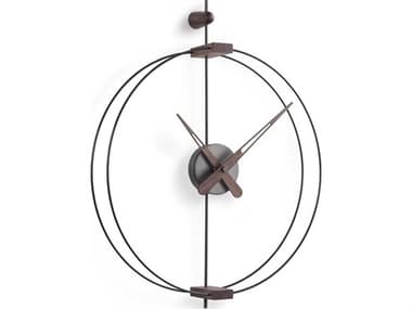 Nomon Micro Barcelona Black Graphite Wall Clock NOMMCBART