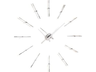 Nomon Merlin Chrome Steel Wall Clock NOMMEI012