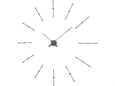 Nomon Merlin Graphite Walnut Wall Clock NOMMETP120N