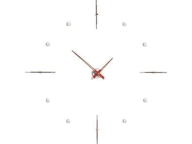 Nomon Mixto Chrome Red Wall Clock NOMMII000R