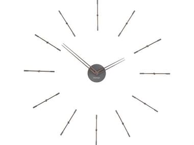 Nomon Mini Merlin Graphite Walnut Wall Clock NOMMMT120N