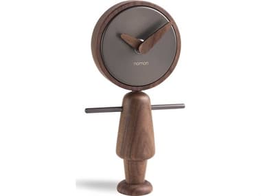 Nomon Nene Walnut Wood Graphite Clock NOMNENT