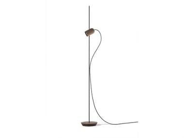 Nomon Onfa Walnut Wood Graphite Brown Floor Lamp NOMONFANT