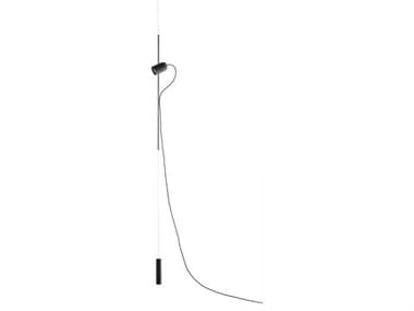 Nomon Onfa 1-Light Black Wood Graphite Linear Mini Pendant NOMONFAPBT