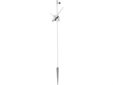 Nomon Punto Y Coma Chrome Wall Clock NOMPCI