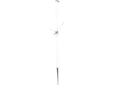 Nomon Pendulo Chrome Wall Clock NOMPEI