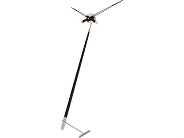 Nomon Pisa Chrome Black Clock NOMPIL000N