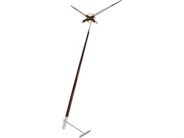 Nomon Pisa Chrome Walnut Clock NOMPIN