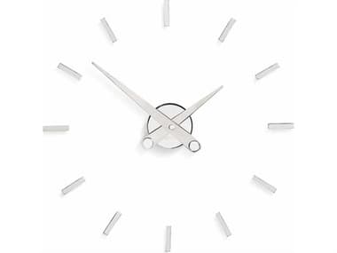 Nomon Puntos Chrome Steel Wall Clock NOMPSI012