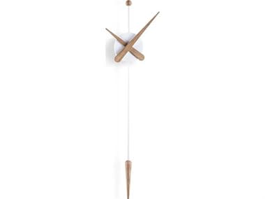 Nomon Punta White Oak Wall Clock NOMPTABR