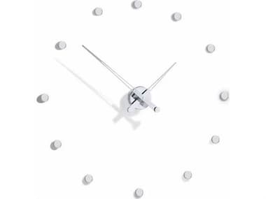 Nomon Rodon Chrome Steel Wall Clock NOMROI012