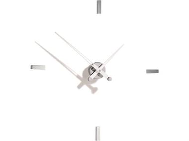 Nomon Tacon Chrome White Wall Clock NOMTAI004B