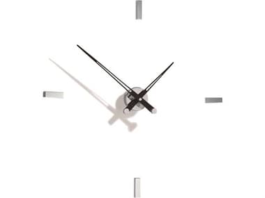 Nomon Tacon Chrome Black Wall Clock NOMTAI004N