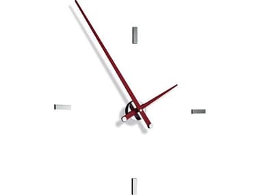 Nomon Tacon Chrome Red Wall Clock NOMTAL004R