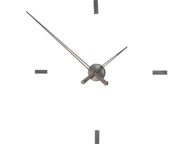 Nomon Tacon Graphite Walnut Wall Clock NOMTATG040N