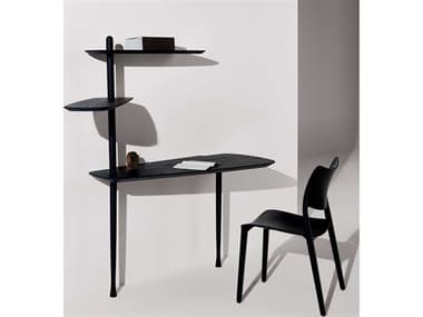 Nomon Unica Black Ash Wood Writing Desk NOMUNESCVENBL