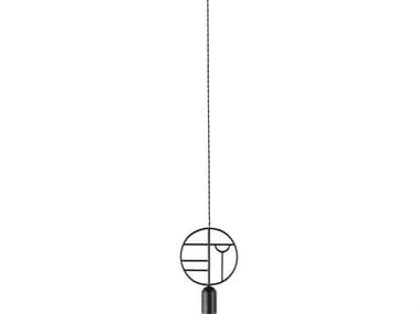 Nomon Wooden Dots 1-Light Black Geometric Mini Pendant NOMWDB01