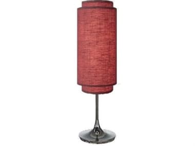 Nova Lollipop Black Nickel Red Buffet Lamp NOV1011803BN
