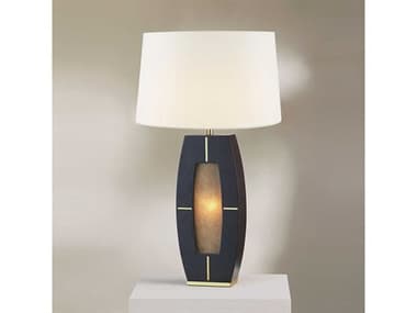 Nova Nightlight Ebony White Linen Black Buffet Lamp NOV1030773B