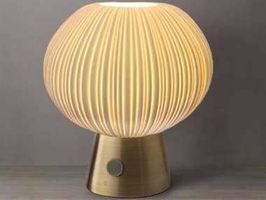 Nova Bone Porcelain Weathered Brass Table Lamp NOV2710801WB