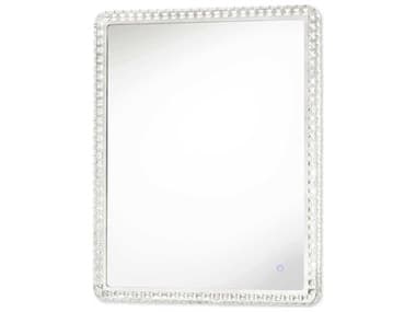 Nova Marilyn Chrome / Clear Crystal 32''W x 40''H Rectangular Illuminated Wall Mirror NOV4111293CH