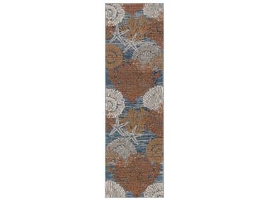 Nourison Seaside Graphic Runner Area Rug NR099446953841